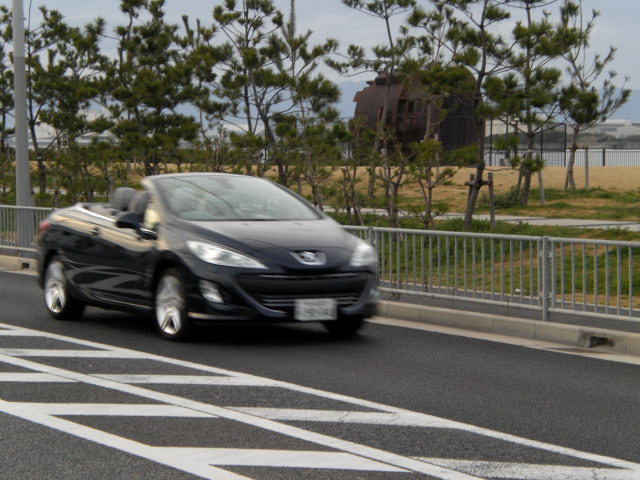 夕日と・・・３０８CCと・・・堺浜・・・
