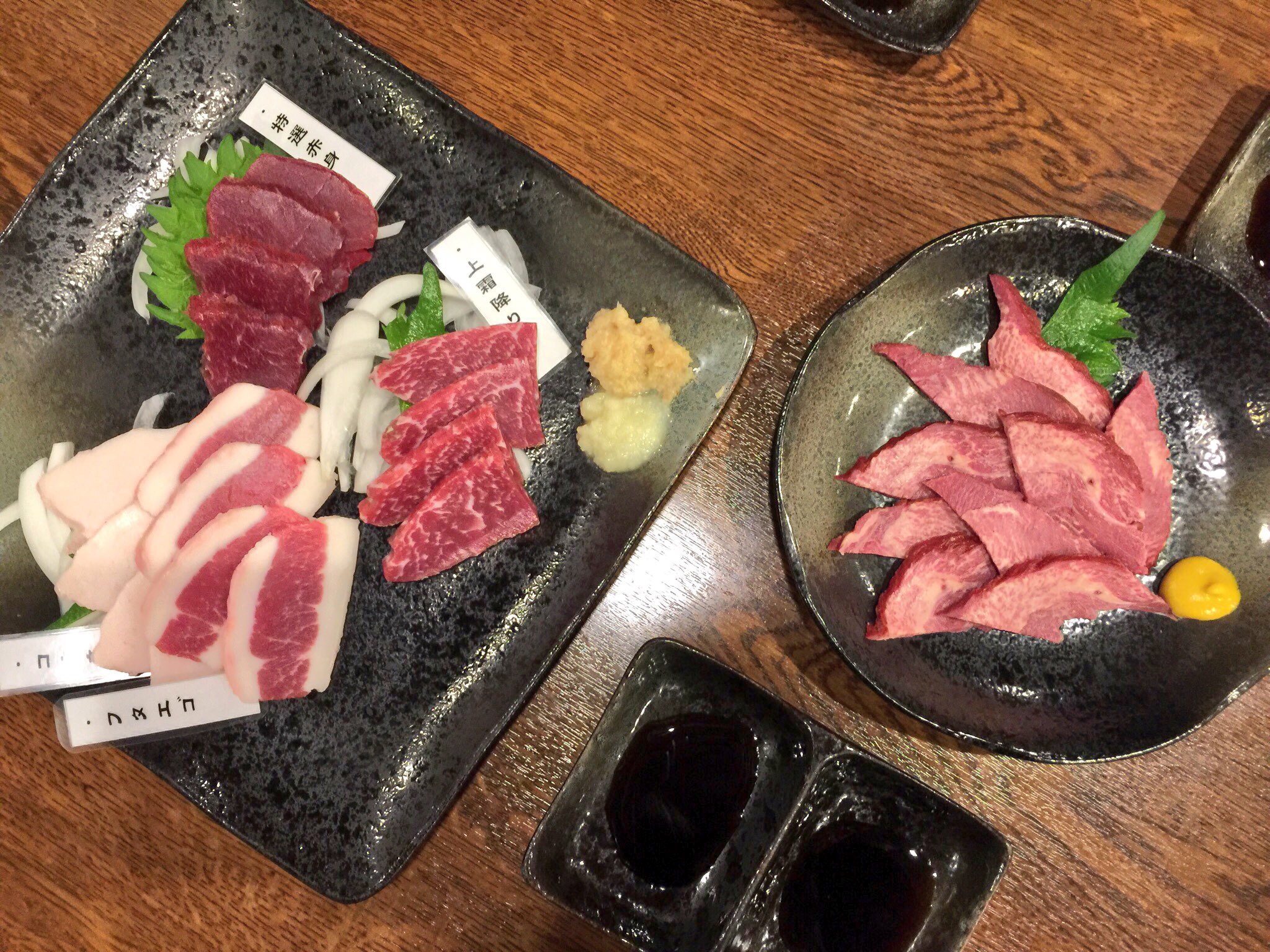 馬肉寿司おいしすぎです