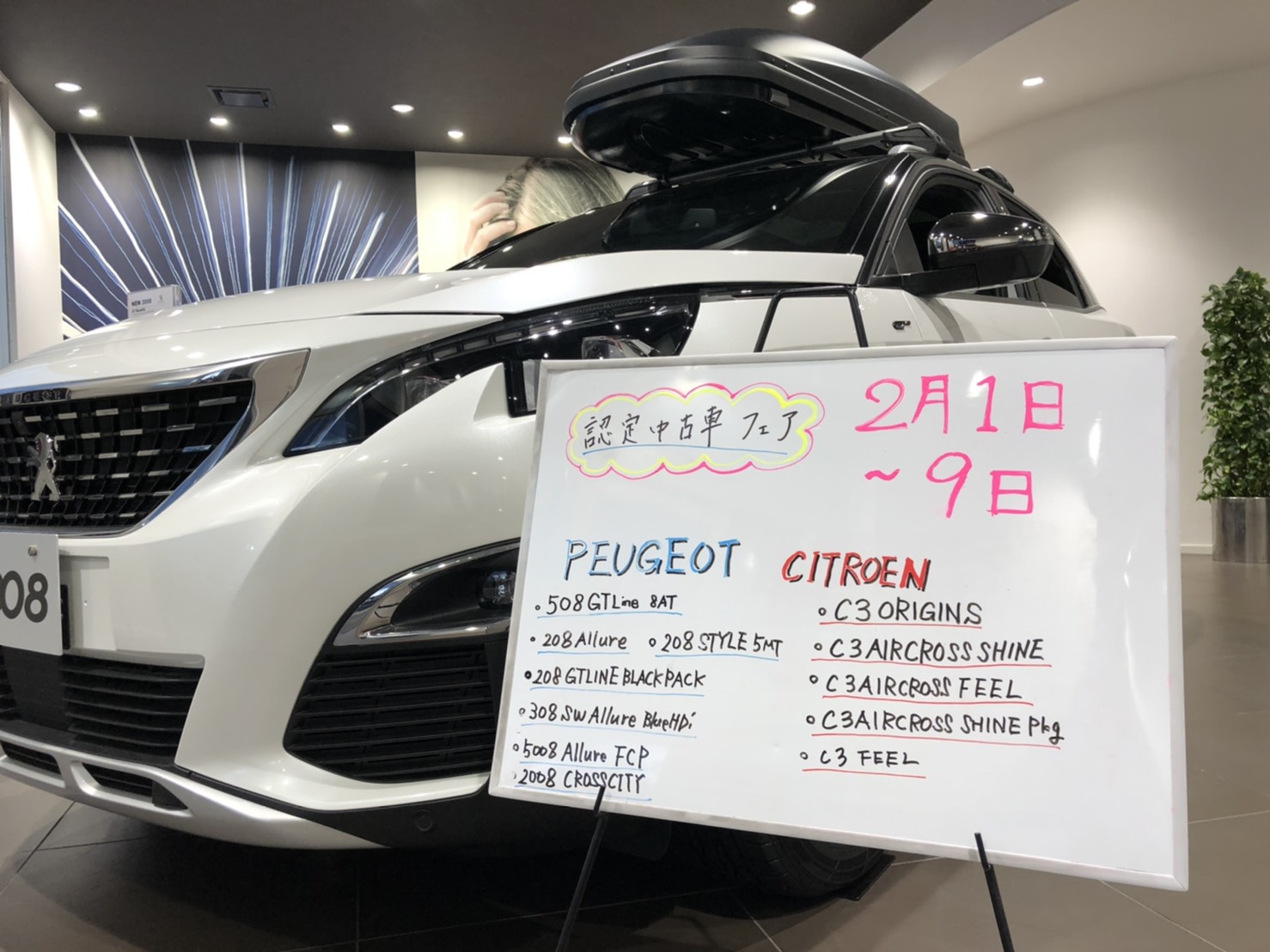 認定中古車フェアー！